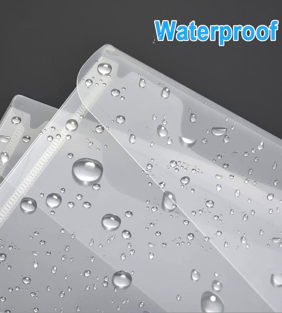 Transparent Plastic A3 Size Document File Organizer |My Clear Bag & All Stationary Tools Storage Case (1Pcs - A3 Size Folder) view 2